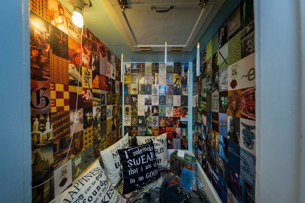Step into the Wizarding World — our Harry Potter–inspired nook is a guest favorite for fans of all ages