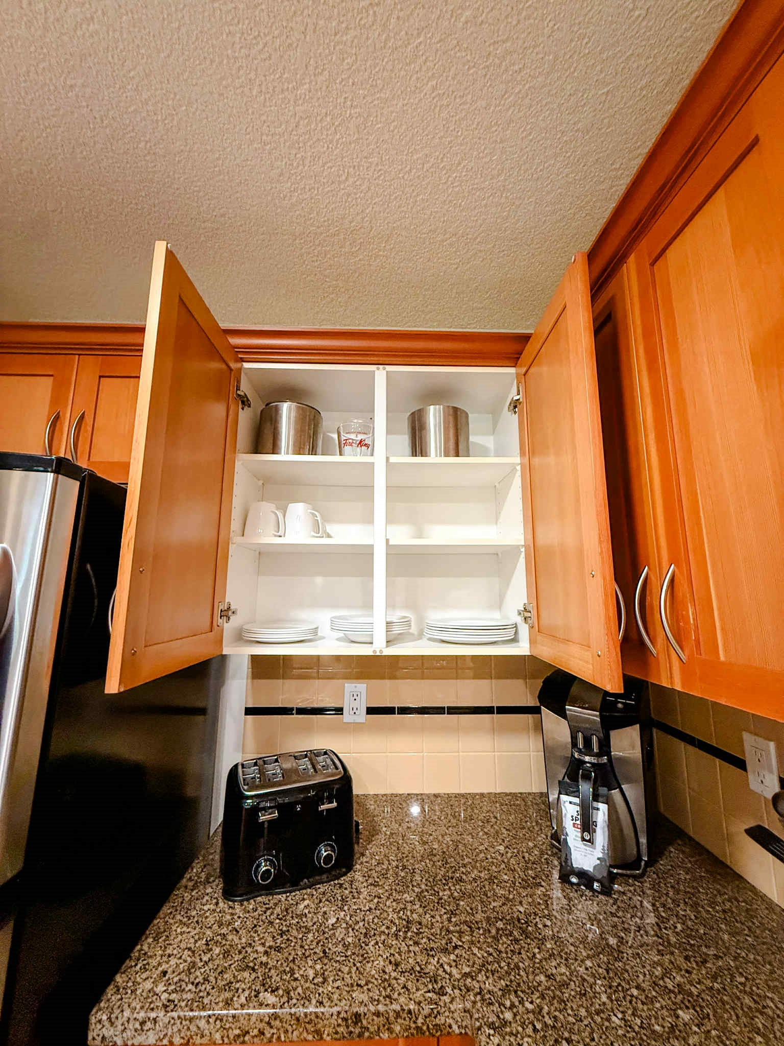 Fully stocked and well appointed kitchen