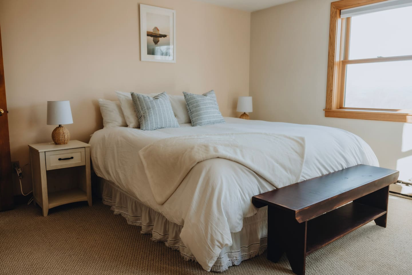 king bedroom on the upper level