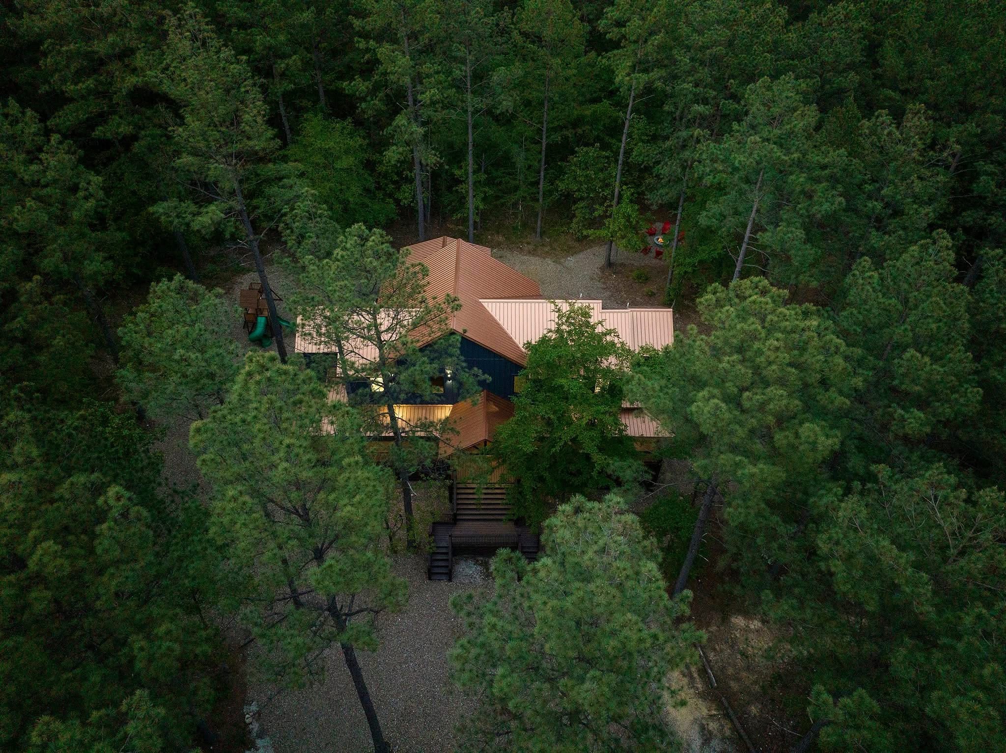 Private, tree-lined setting for a peaceful stay