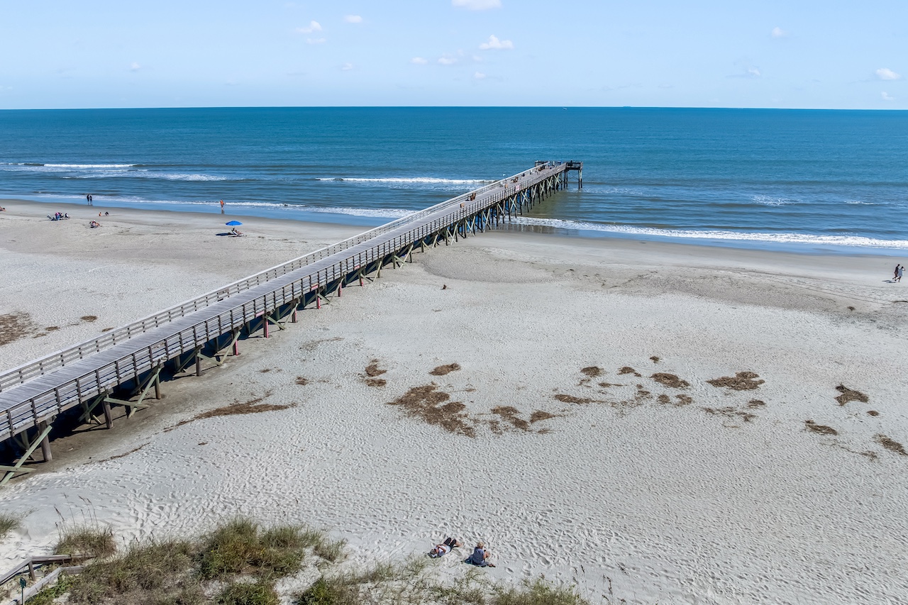 Private pier for sea cabins | Susu's Sea Cabin | 238C 1300 Ocean Blvd | Isle of Palms, SC | IOP Escapes