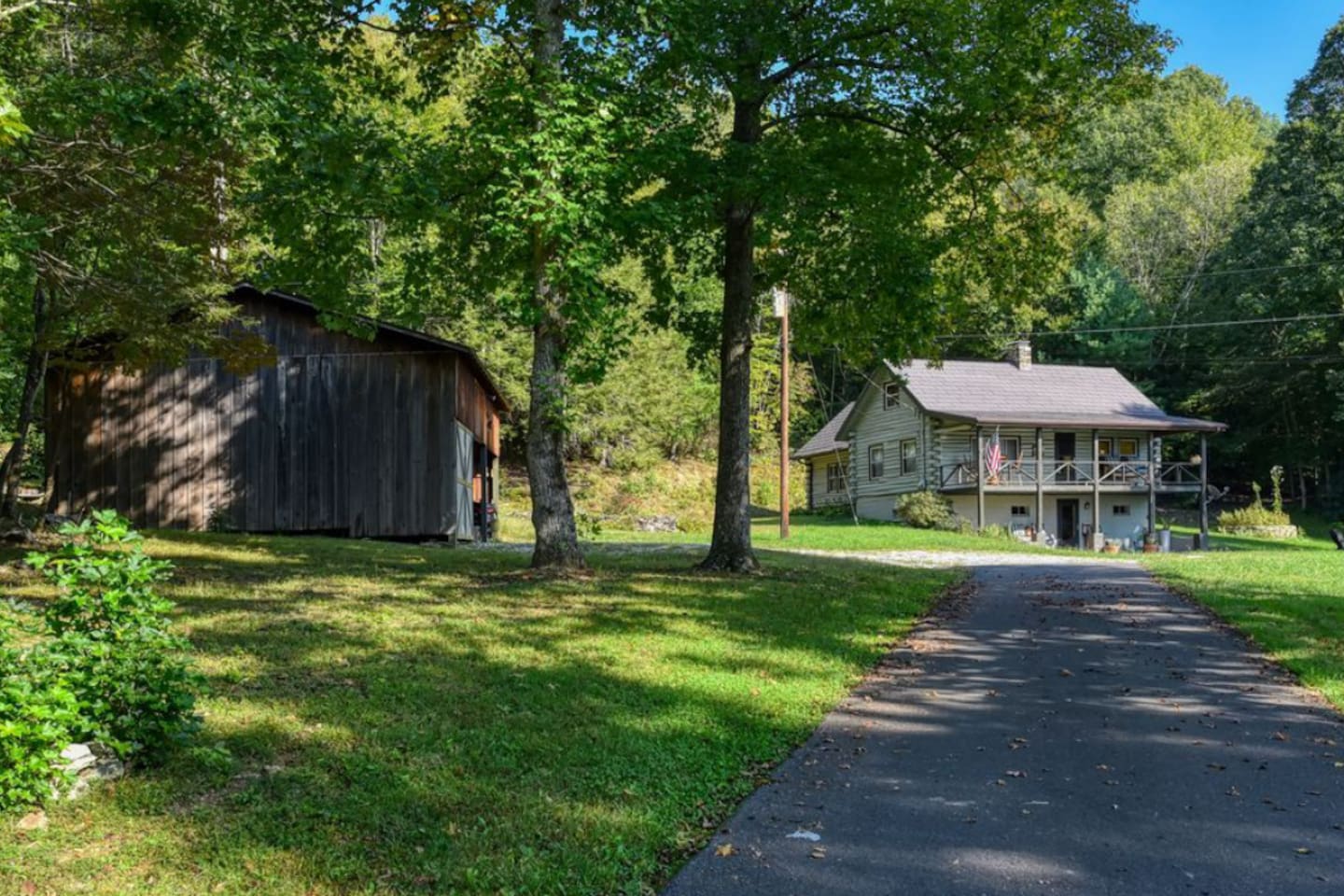 Cabin And Barn