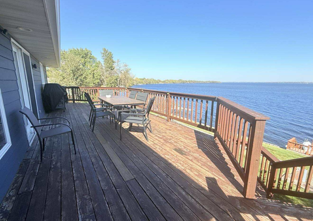 These views of the lake.