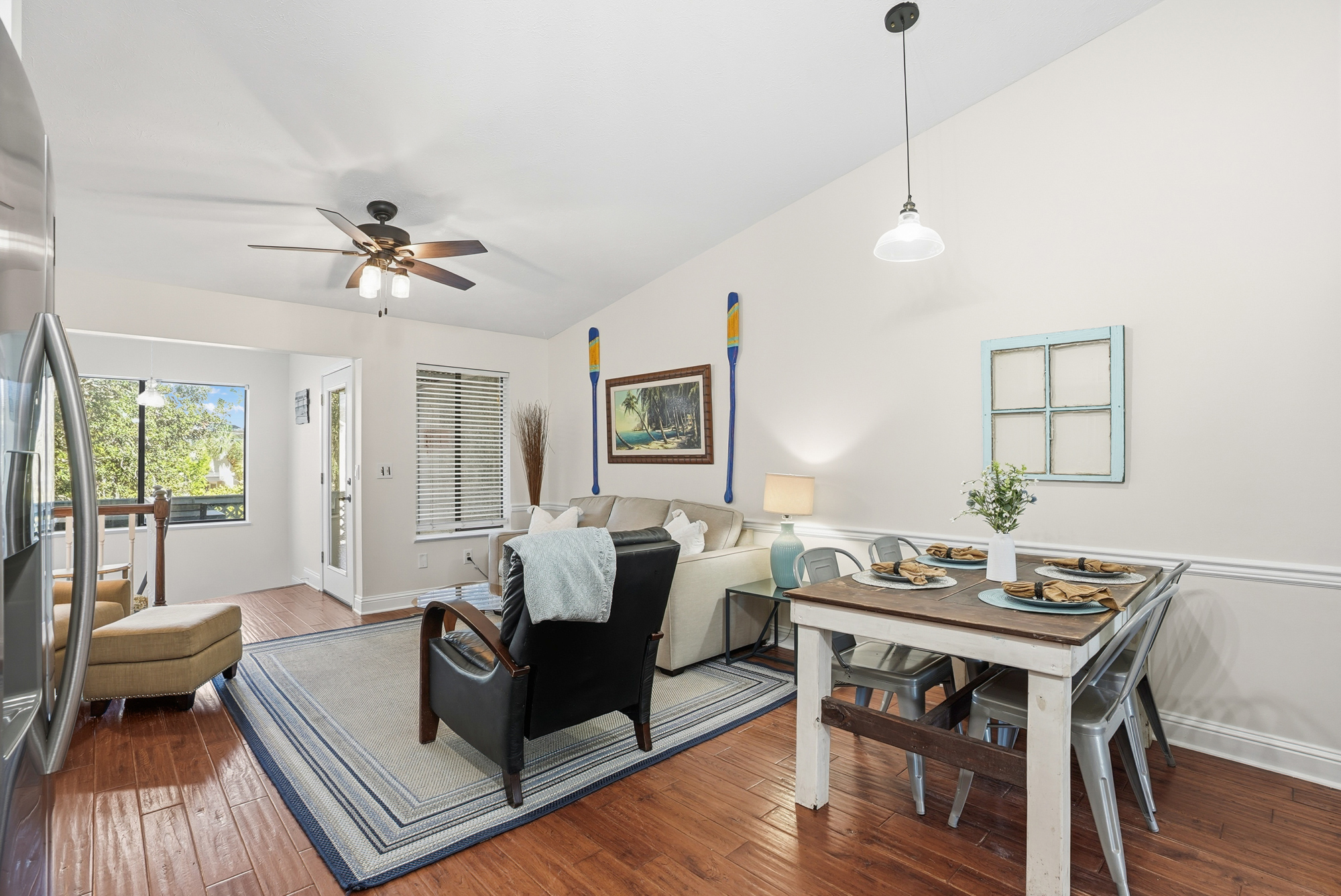 Dining Area and Living Room