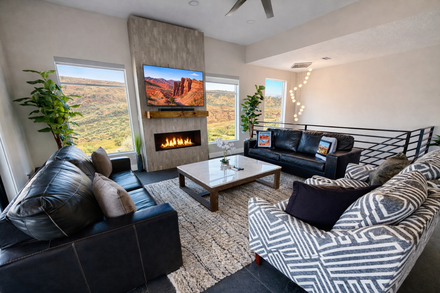 65 inch Smart TV with surround sound