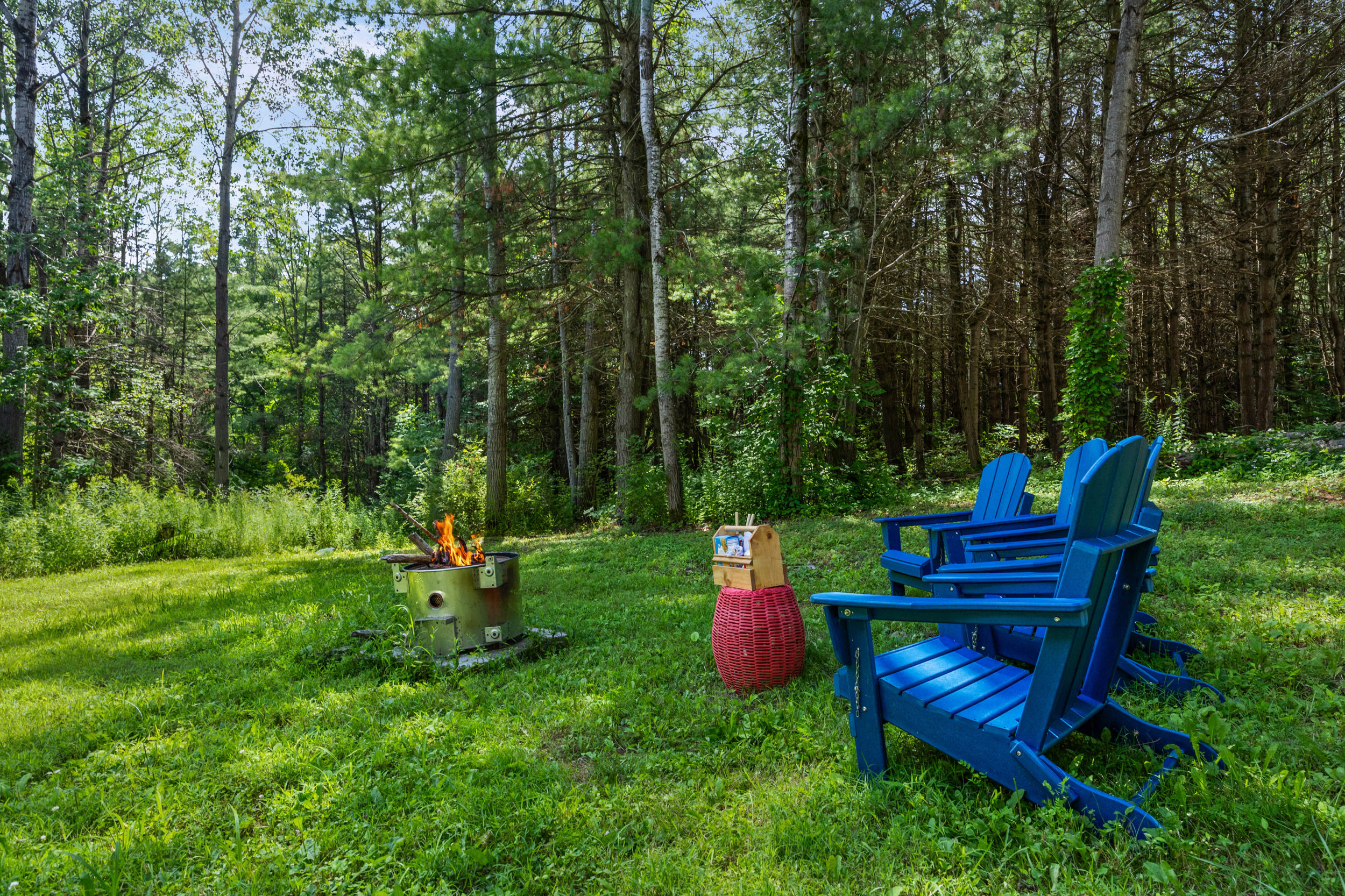 Gather round the fire pit for smores or relaxation
