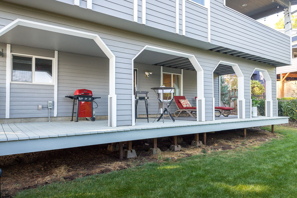 BBQ with propane gas for those yummy steaks