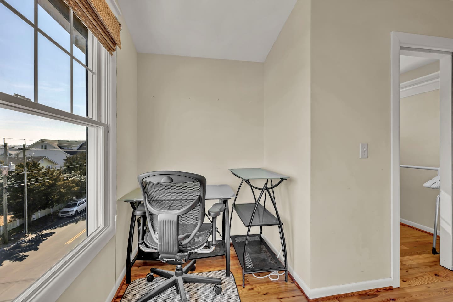 This workspace is located on the top floor in the Master Suite.