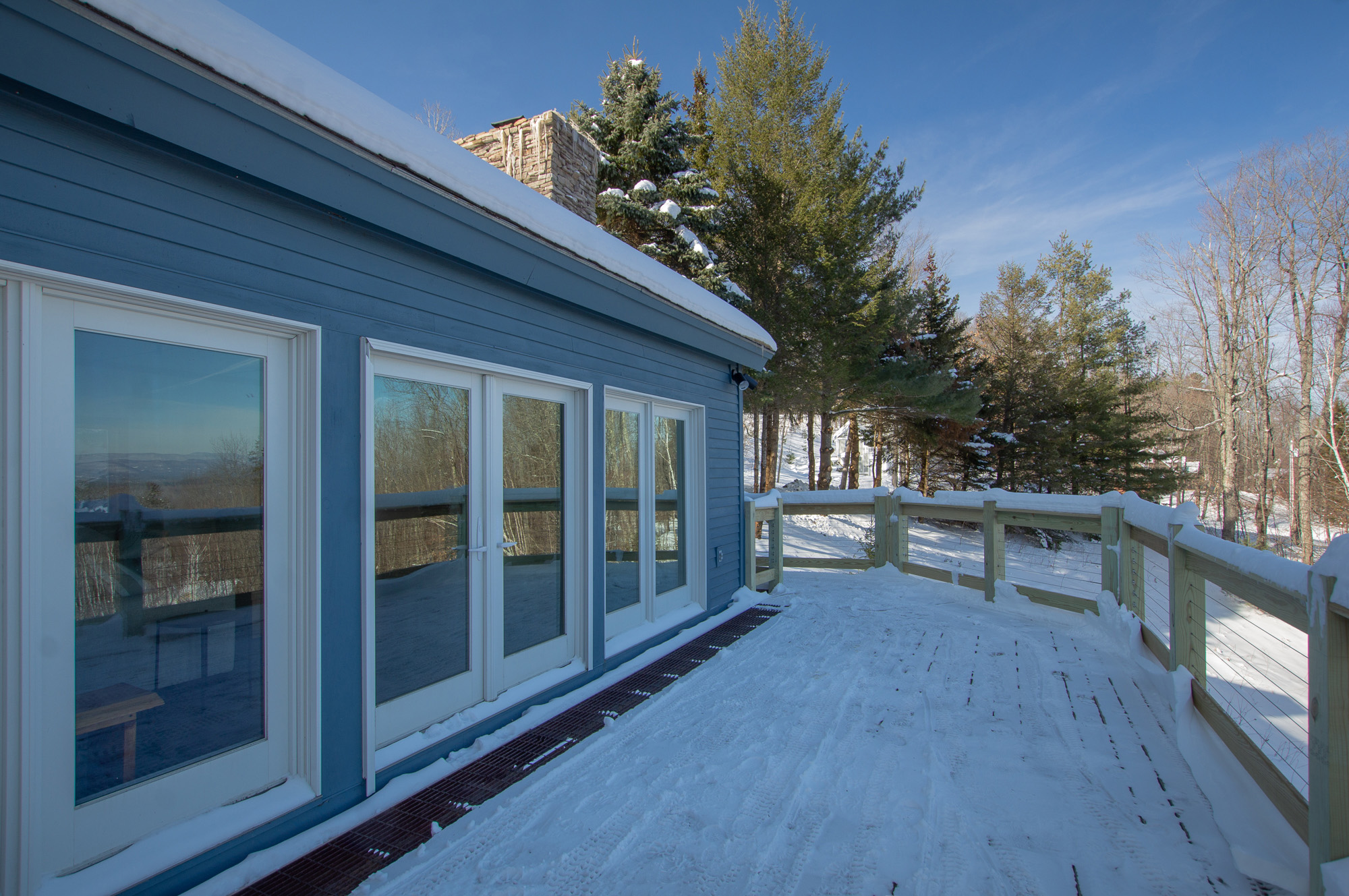 Wrap-around deck for spending time outdoors