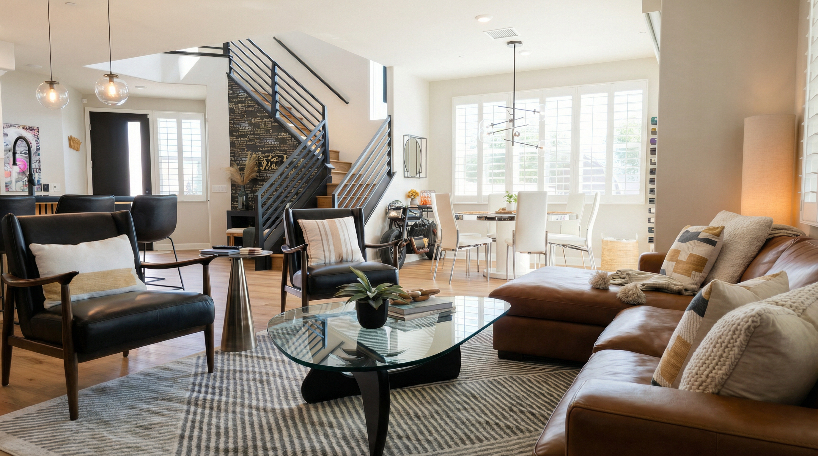 The floor plan features windows throughout for tons of natural light.
