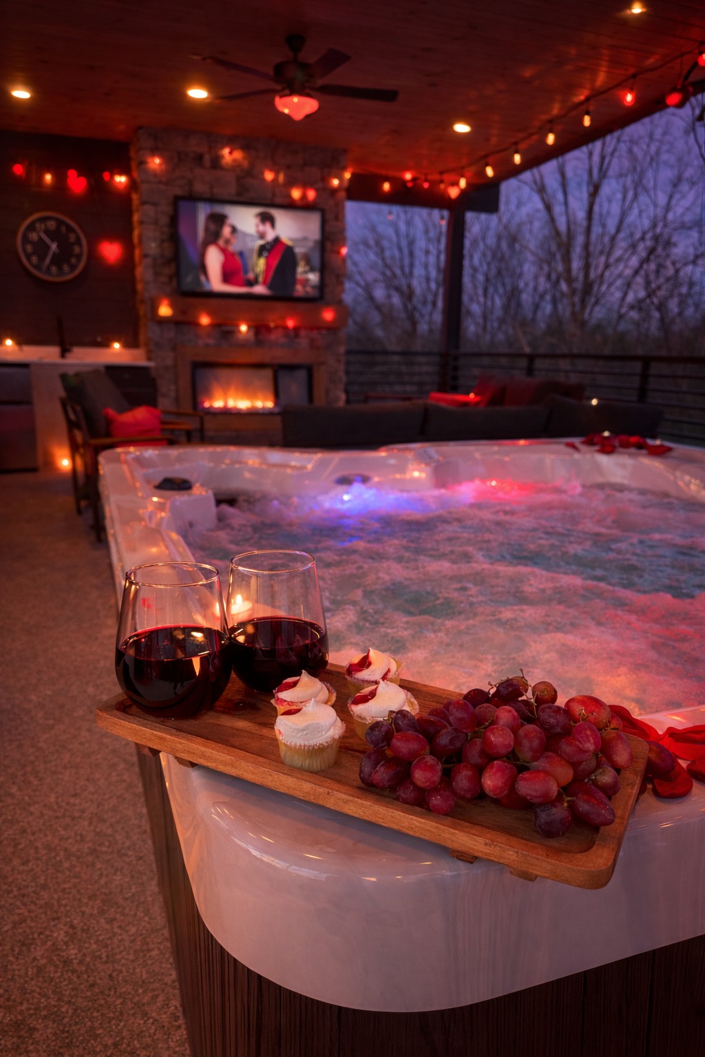 Floor 4 - Rooftop Deck: Hot Tub