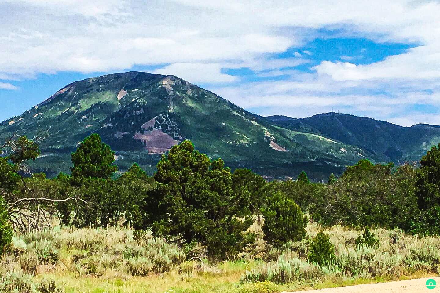 View of Abajo Mountain from our Guest Ranch.