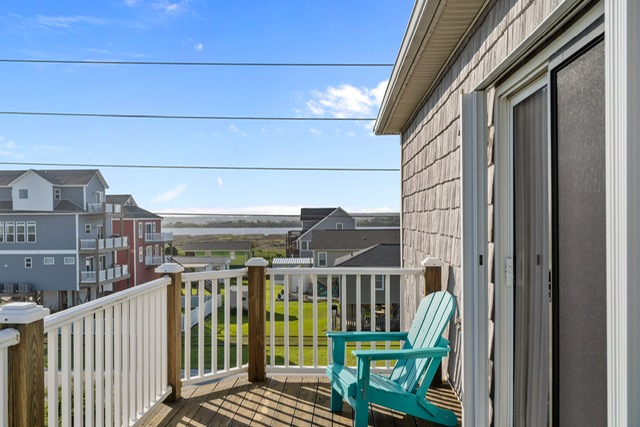 Catch the sky’s vibrant colors while relaxing on the deck at sunset