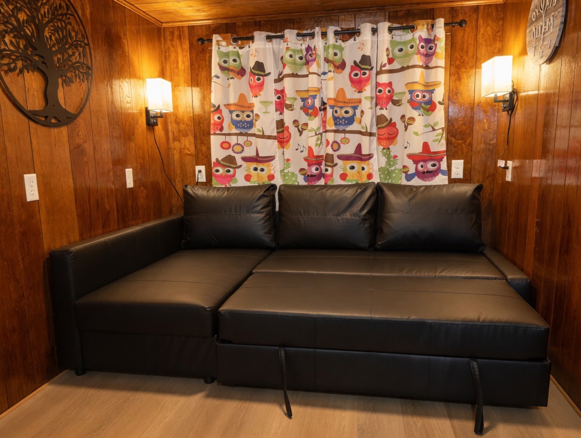 Enjoy the versatility of our living room with sleeper sofa.