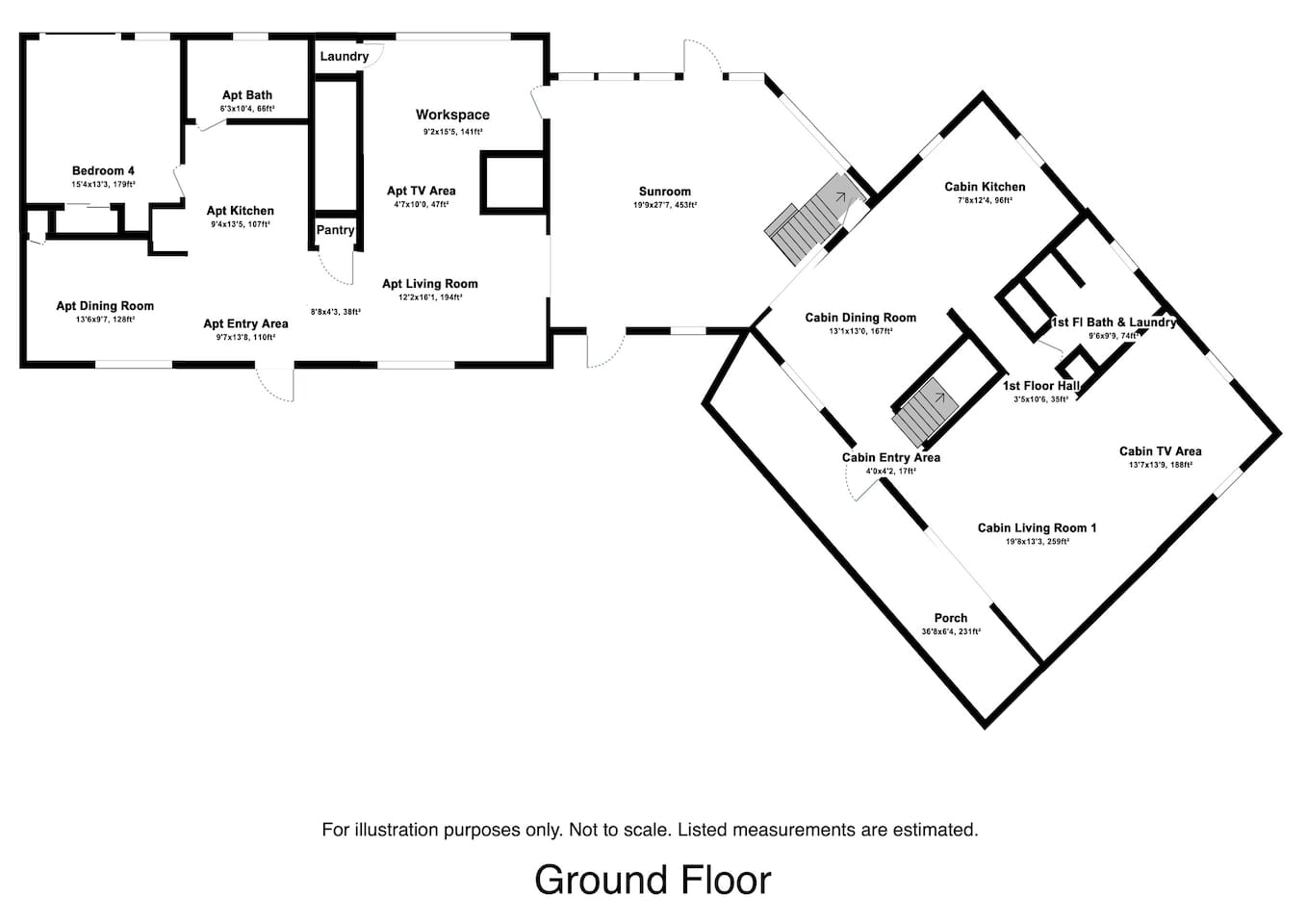 Floor Plan: Main levels
