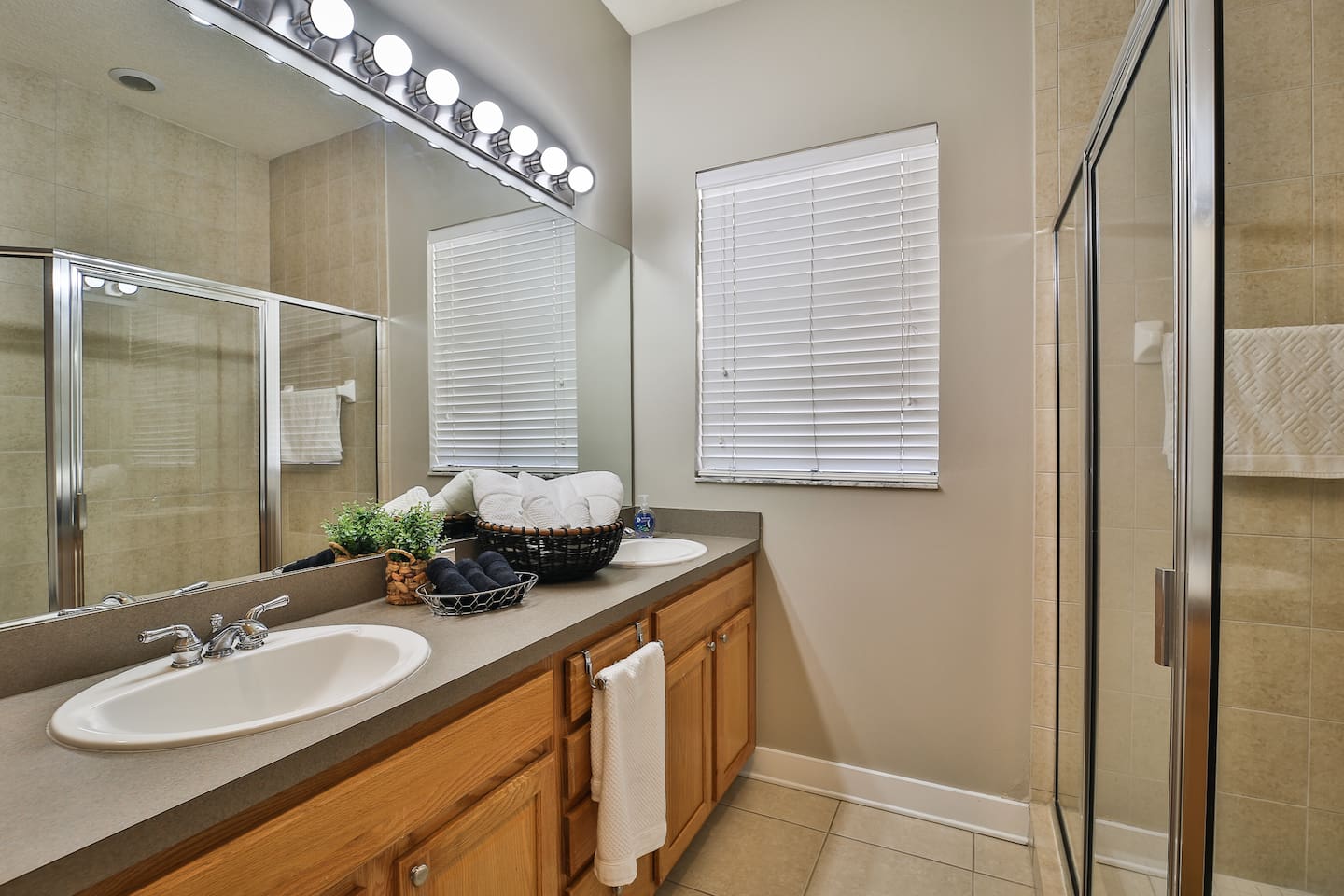 Master bathroom with shower
