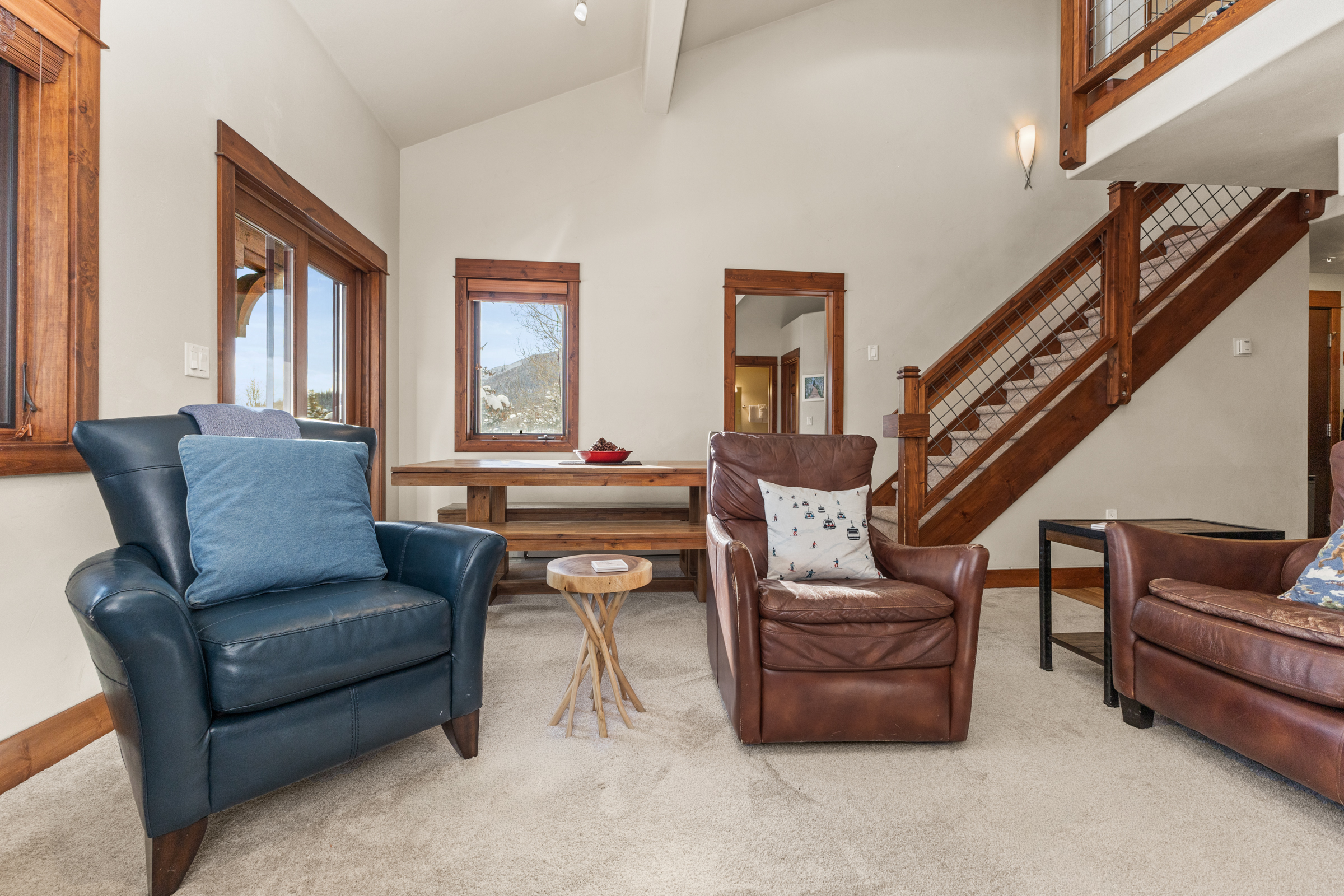 View from Living area to Dining Area