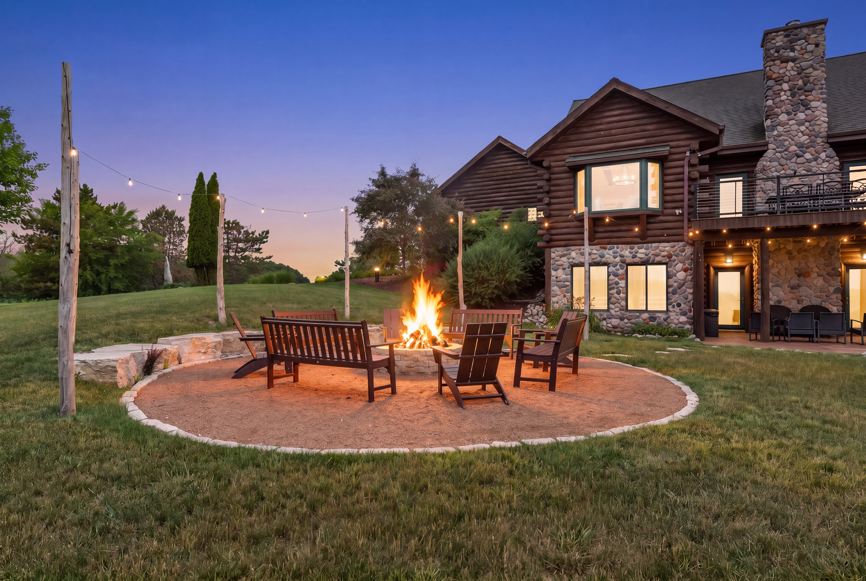 New front patio added in 2025 w/ seating for up to 18 guests.