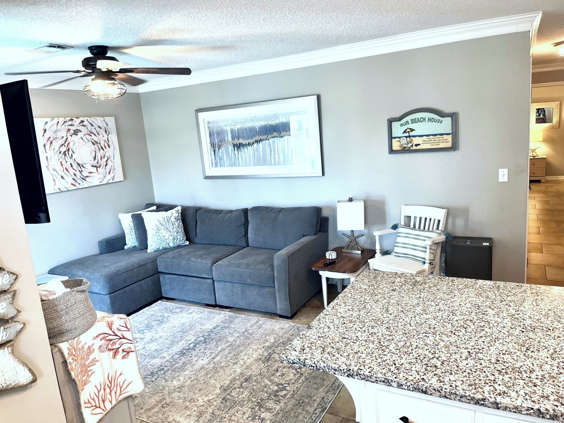 Sectional sofa and chair