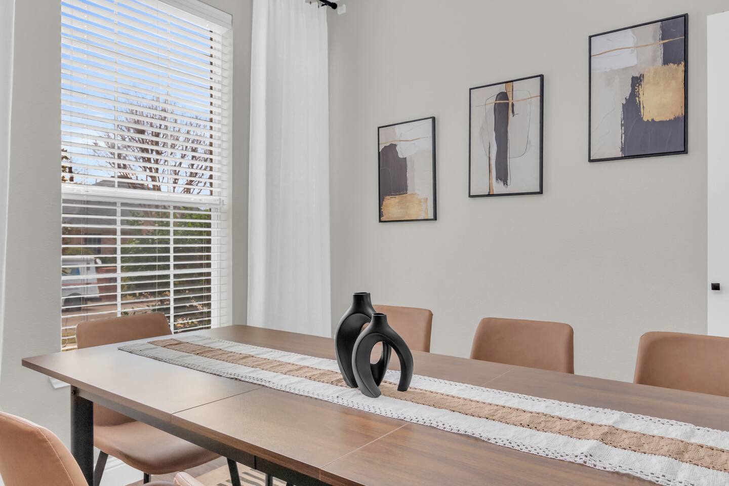 Well-appointed dining room offering comfortable seating and an inviting setting for group dining.