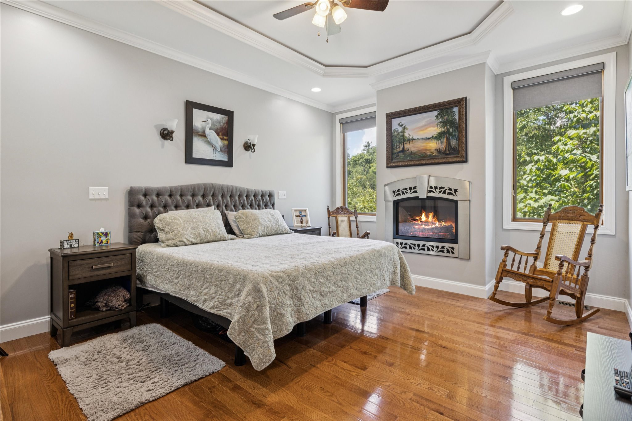 Bedroom 1 (Master) with Propane Fireplace