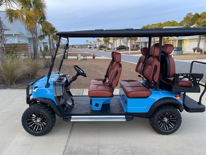 New 6-seater golf cart included in your stay
