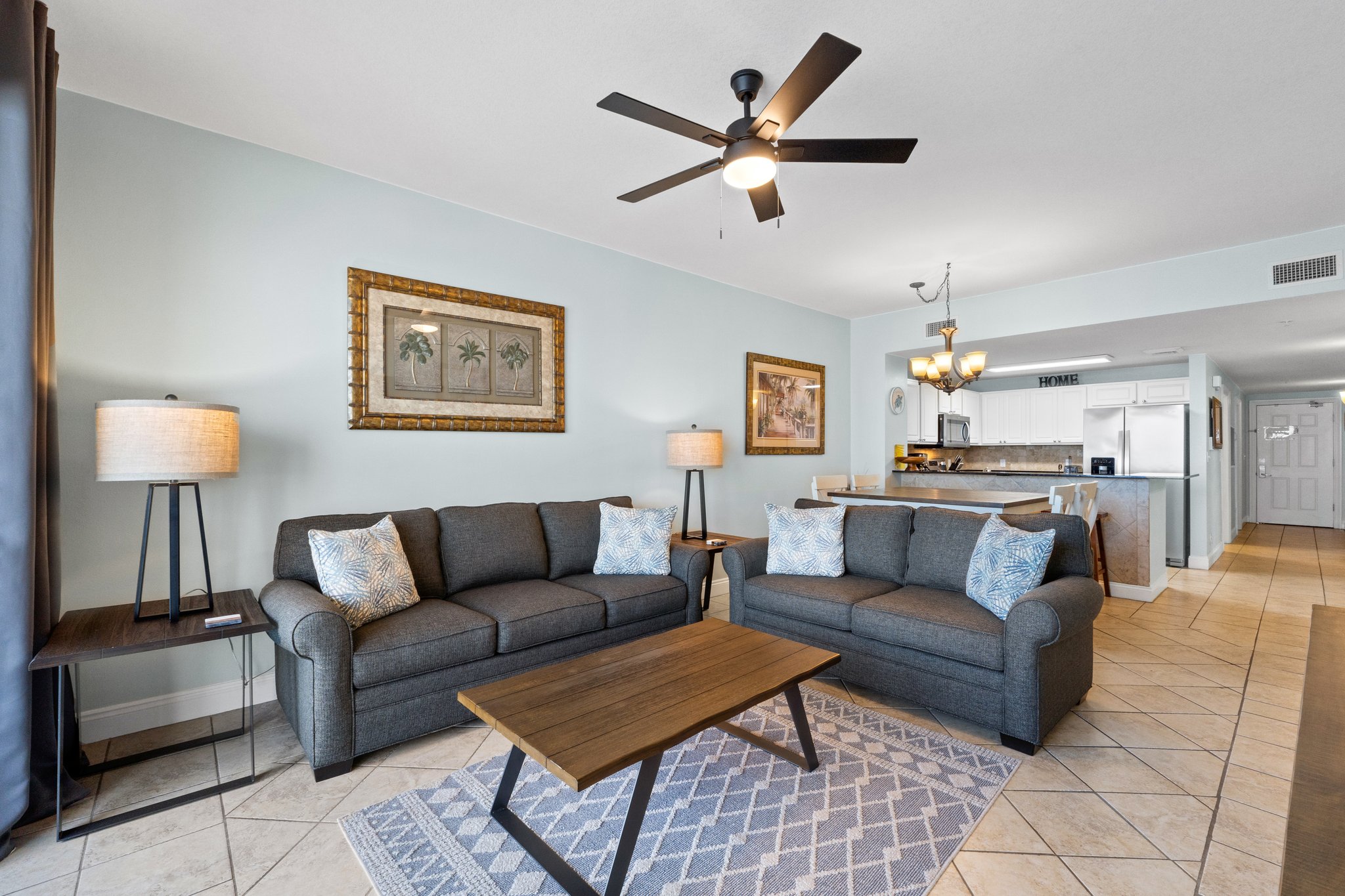 Two sofas