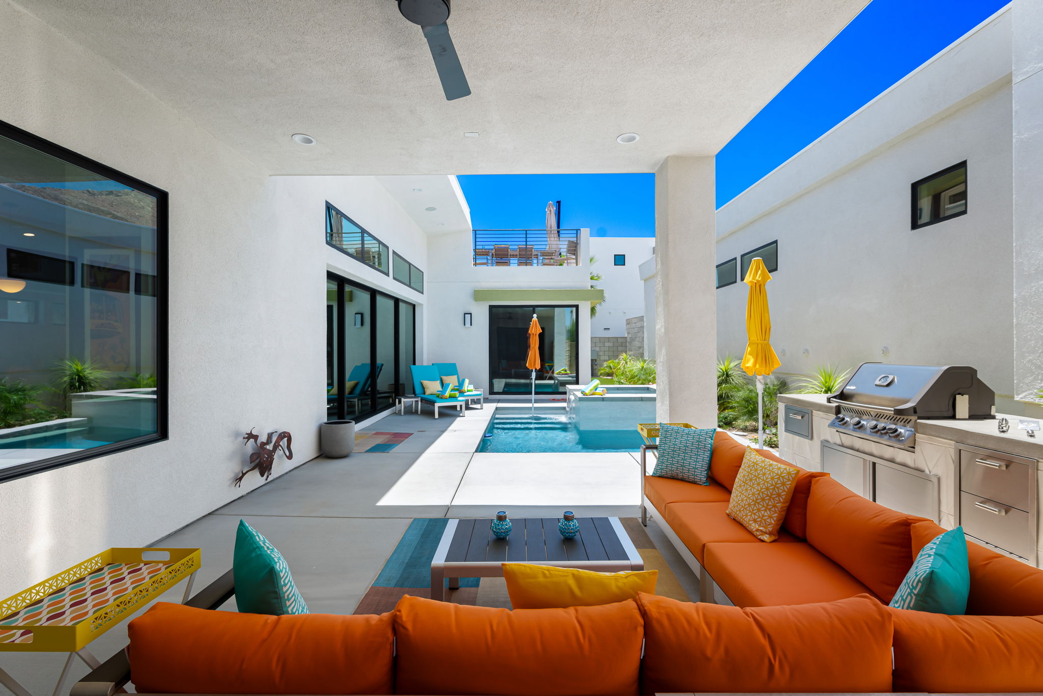 Pool and Outside Living Room