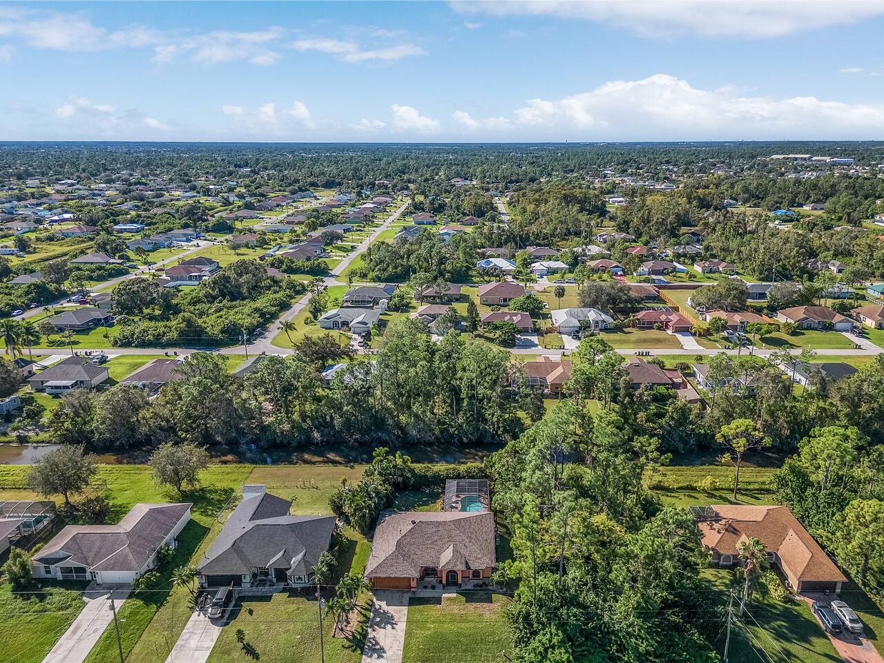 Nestled in Lehigh Acres' heart with an aerial view!
