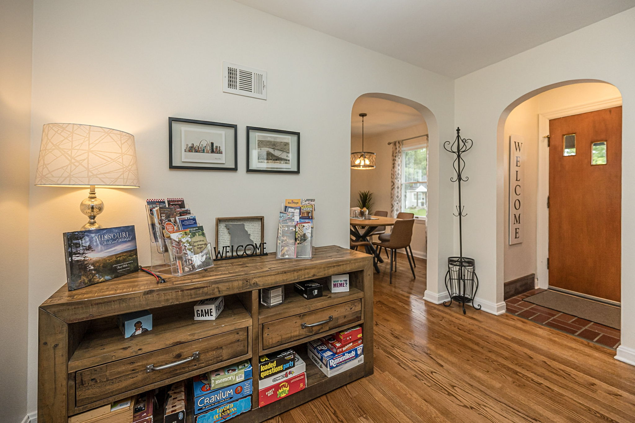 Board games, books, and local guides are ready for your stay.