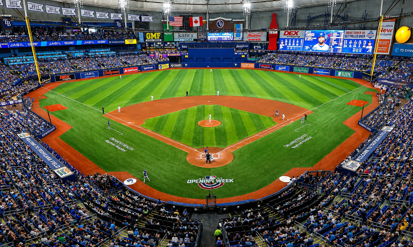 Catch a game at Tropicana Field, just a 3–5 minute drive away—home of the Tampa Bay Rays and a must-visit for sports fans and live events.
