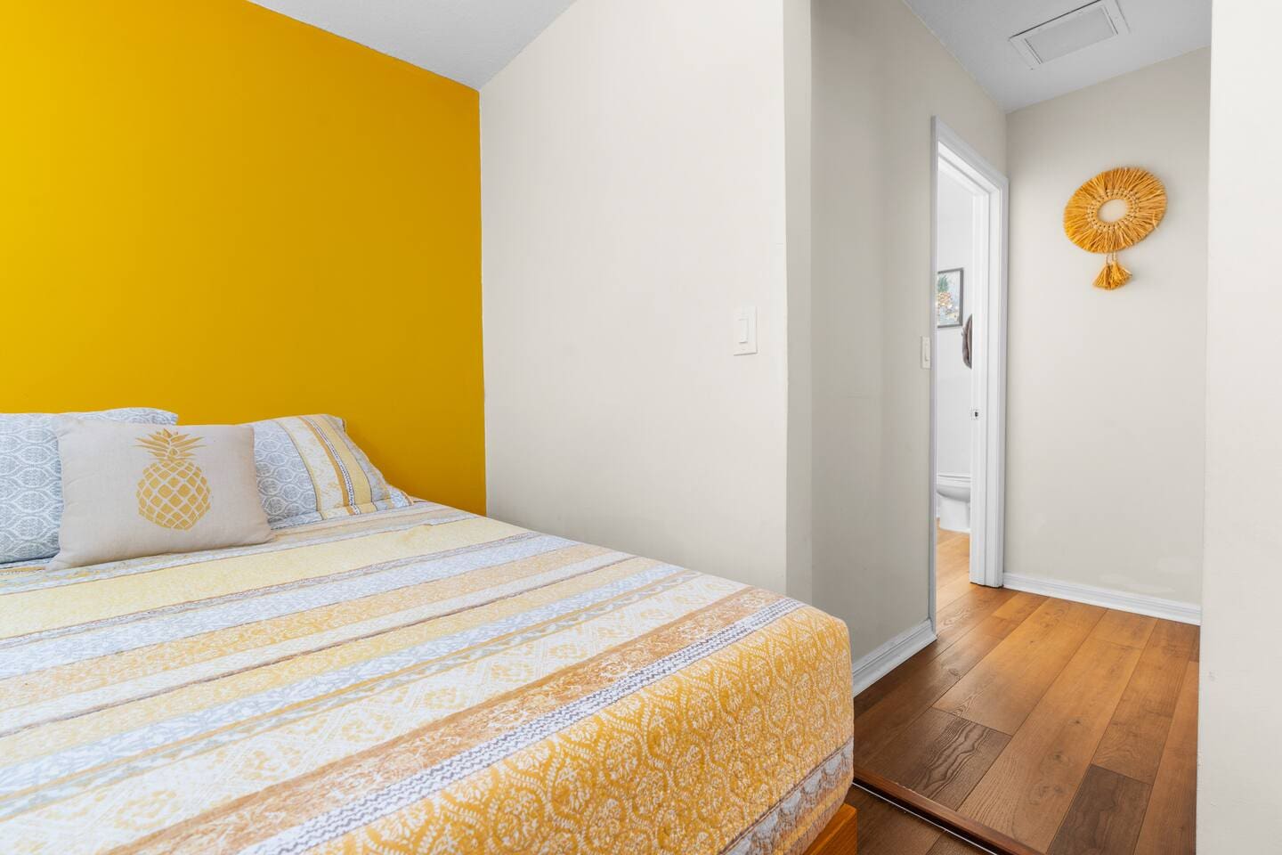 Pineapple Themed 2-Queen Suite with private bathroom.