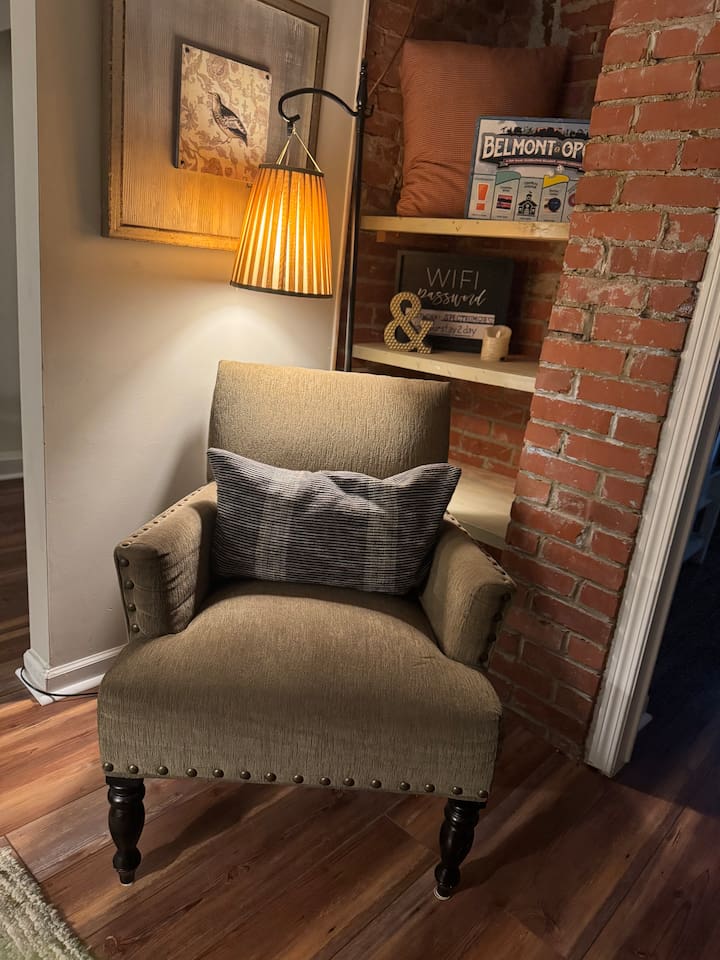 Comfy reading nook!