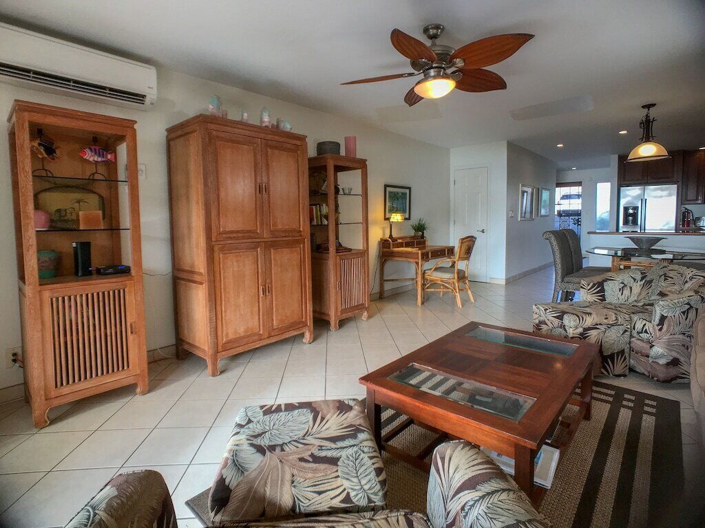 Entertainment Center with Flat TV