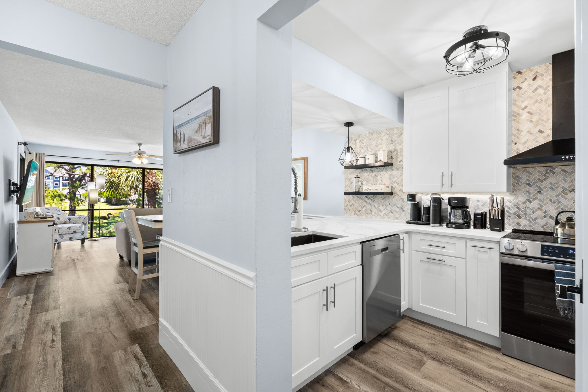Generously Stocked Kitchen