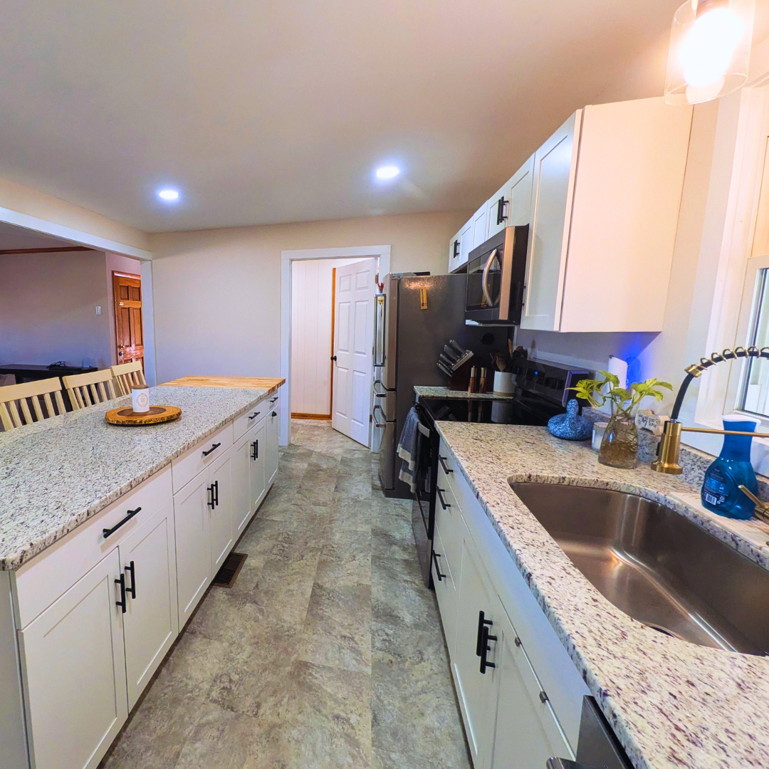 Kitchen to cook, dine, and feel right at home during your stay.