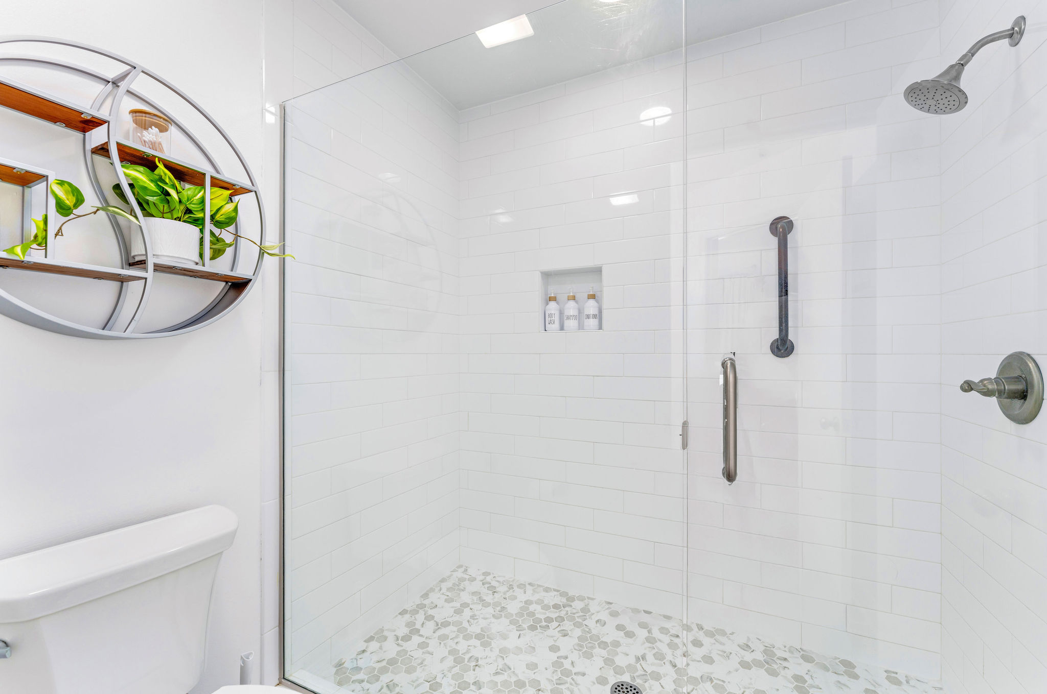 Master bathroom shower area 