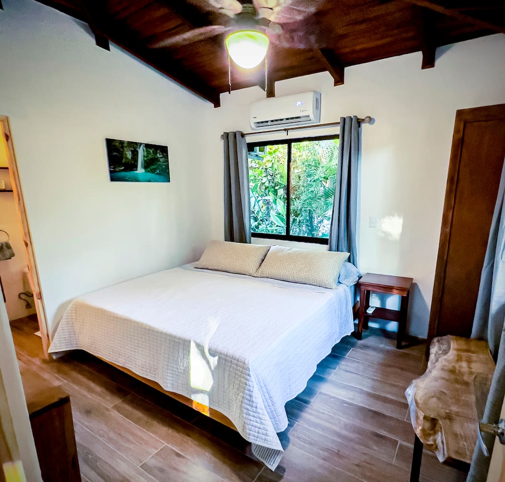 Casa Capri bedroom with king bed.