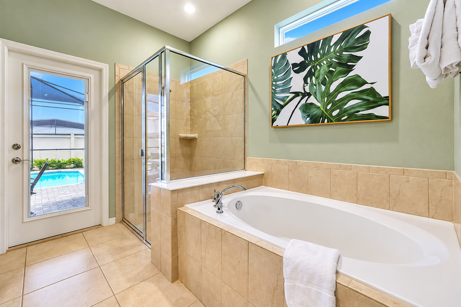After a long day walking the parks, taking a hot shower or soak will help you recover your energies.