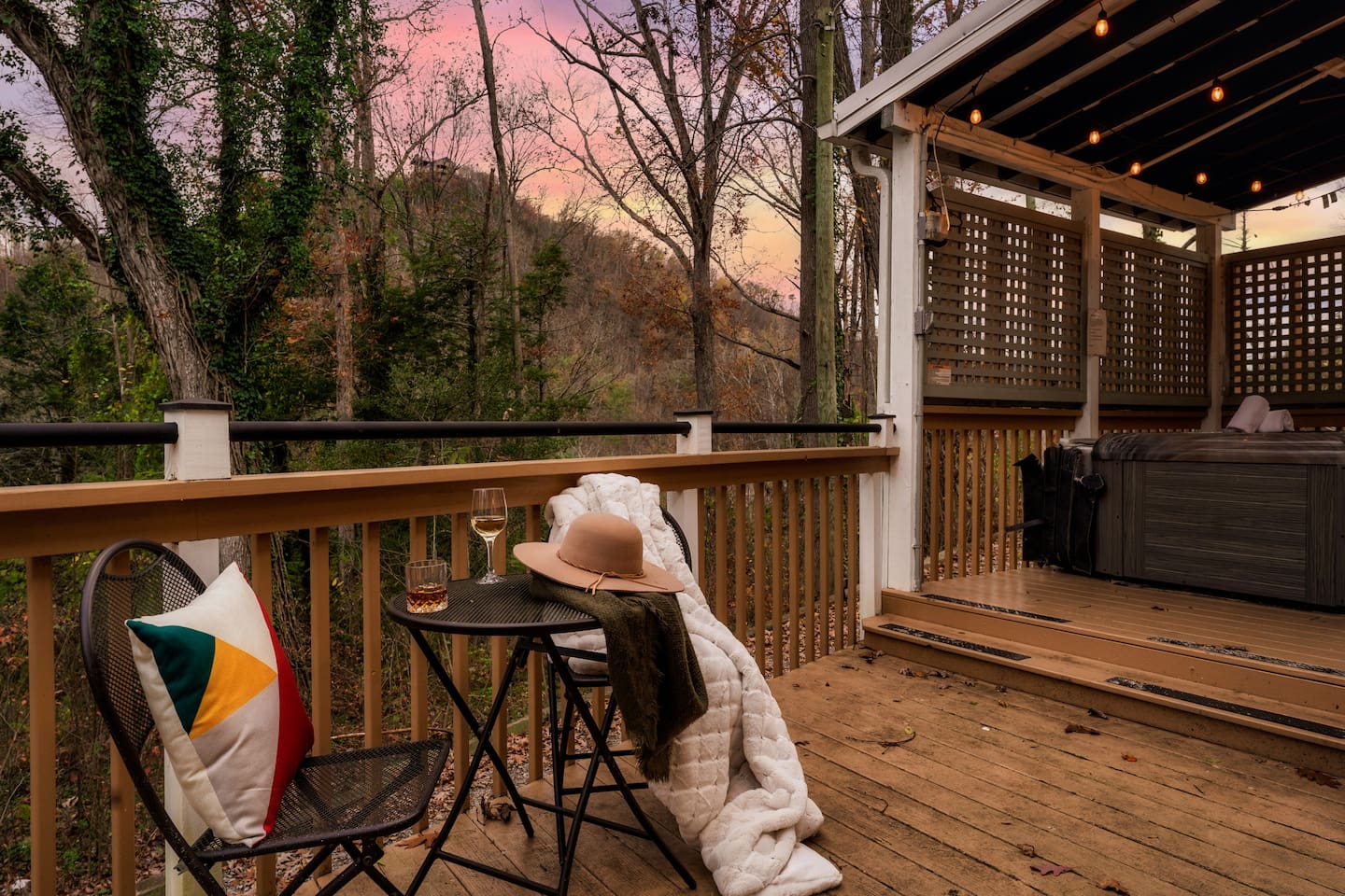 Seasonal mountain view