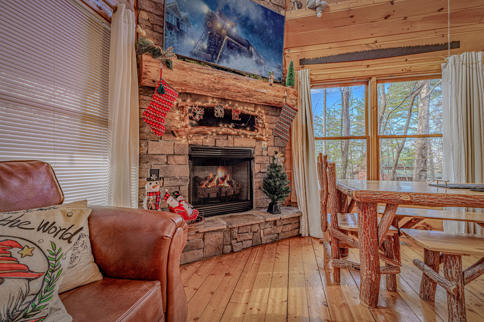 Where Christmas slows down and cabin magic begins