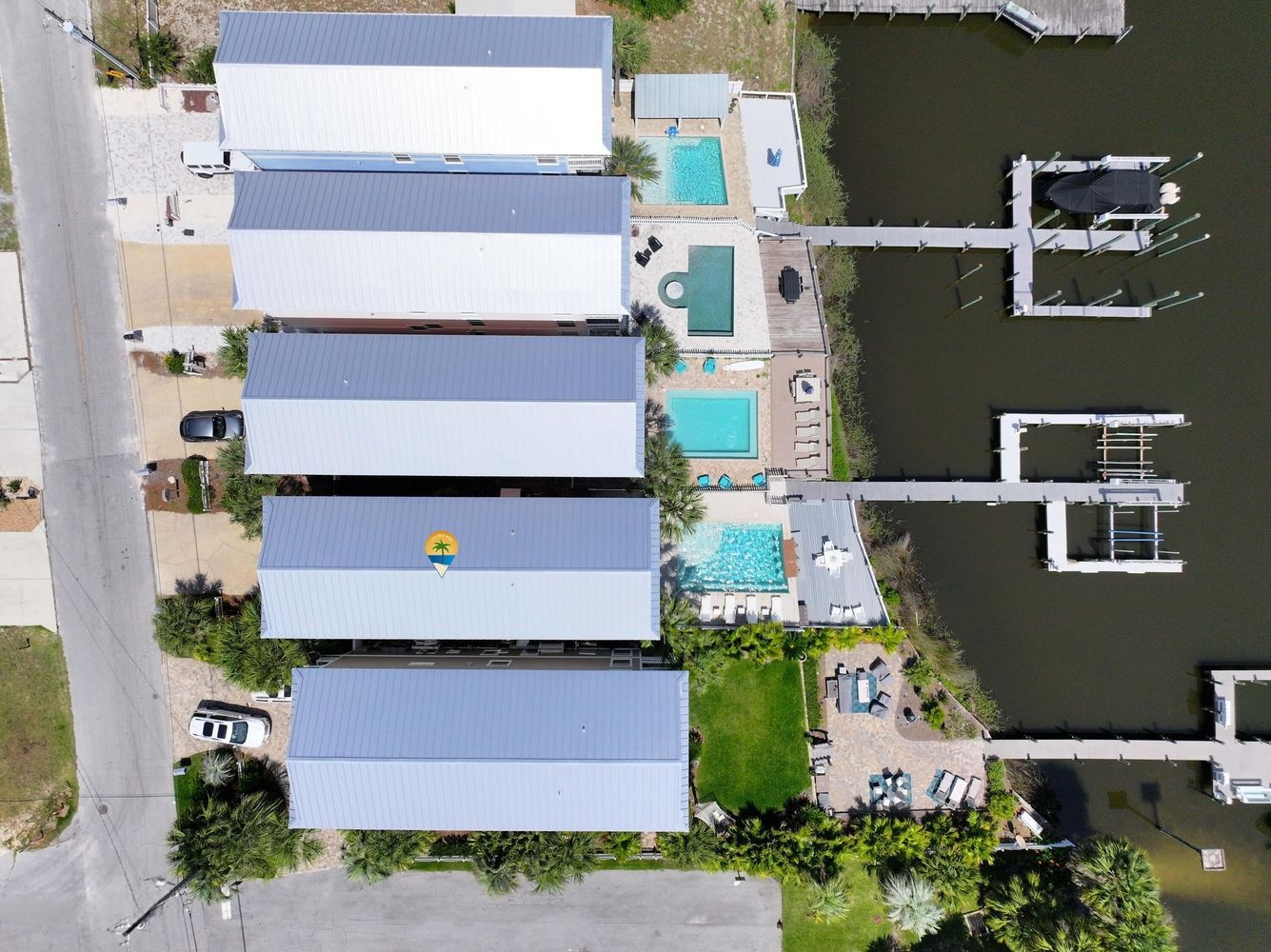 Aerial View of House