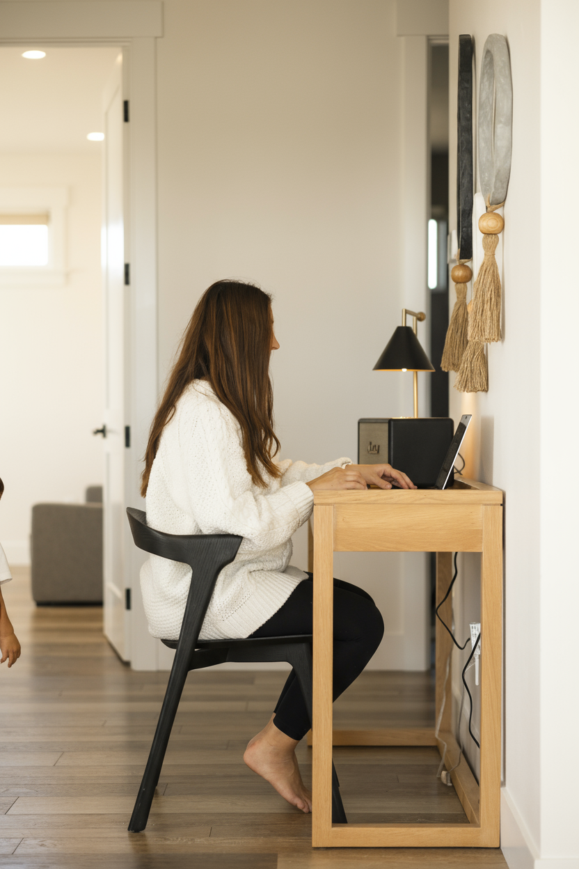 {Upstairs Work Station} 1G Wifi for lightning fast internet.