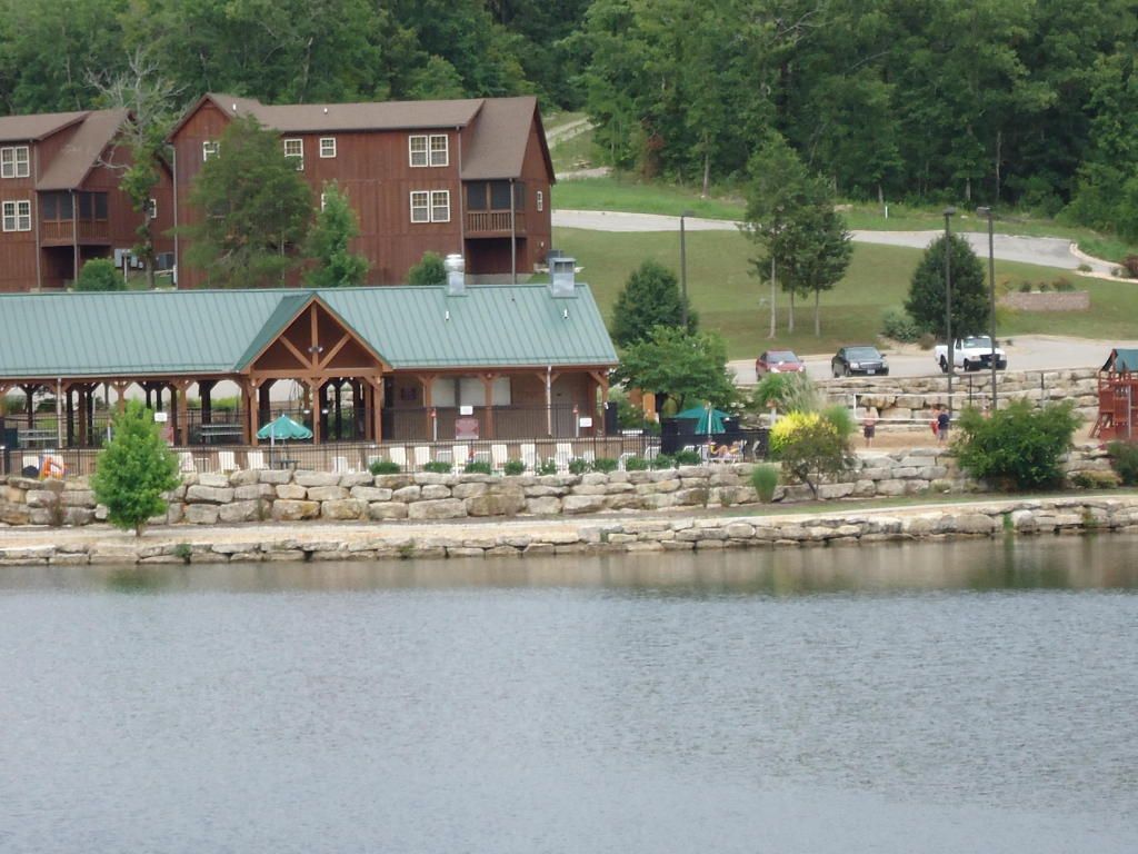 We have such a great pool with a pavilion with lots and lots of seating.