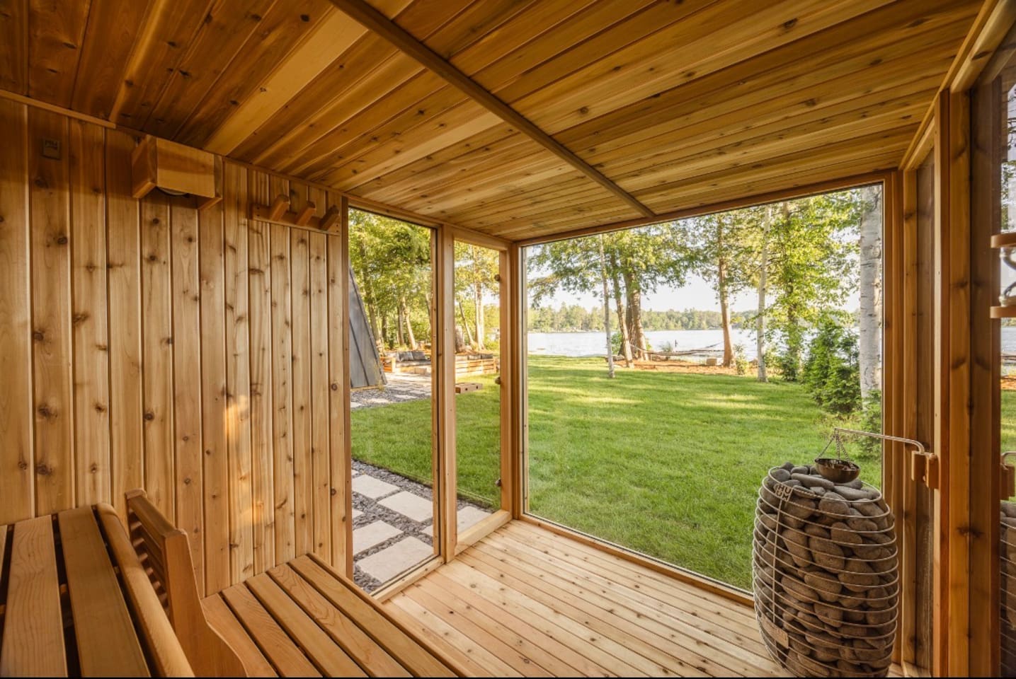 6 person sauna, touch button operations 