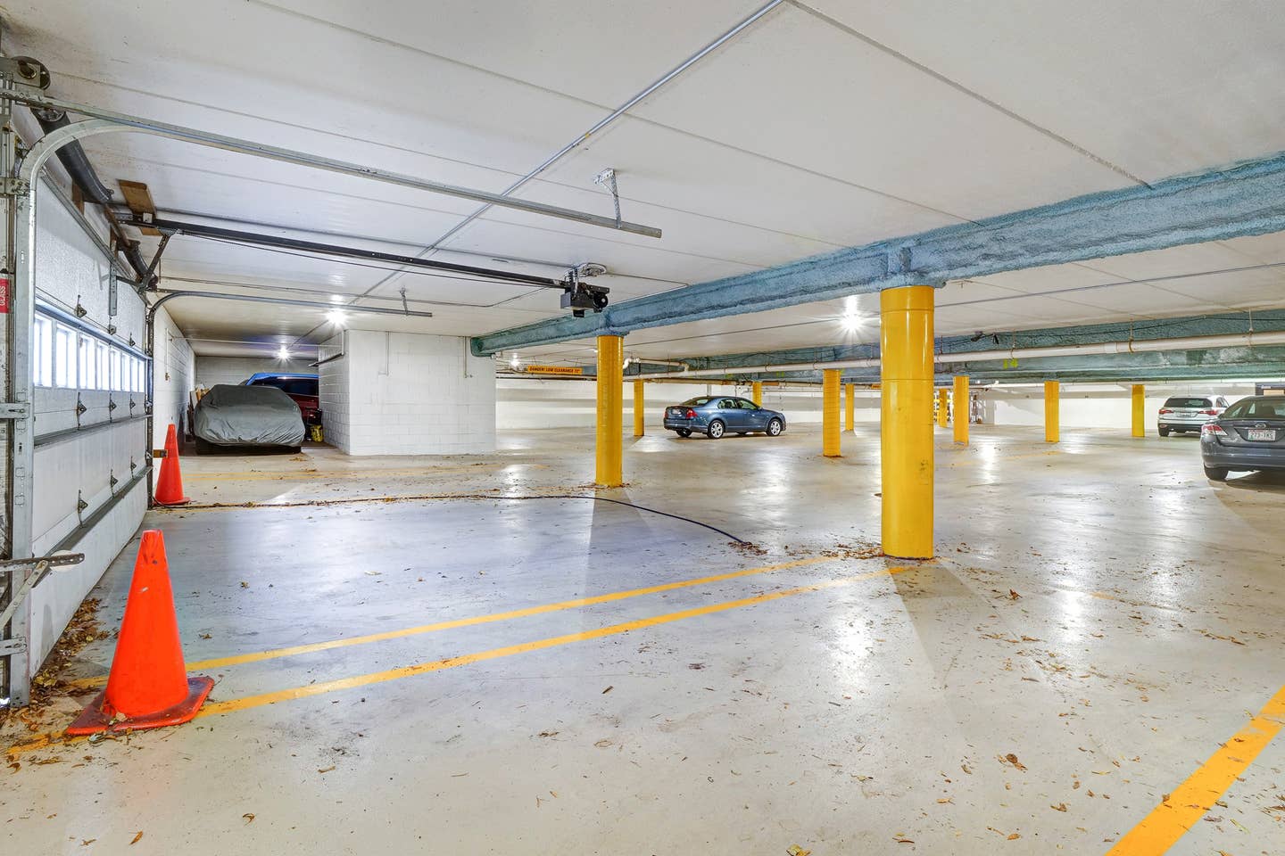 Dedicated underground parking is included for a mid sized SUV or smaller.