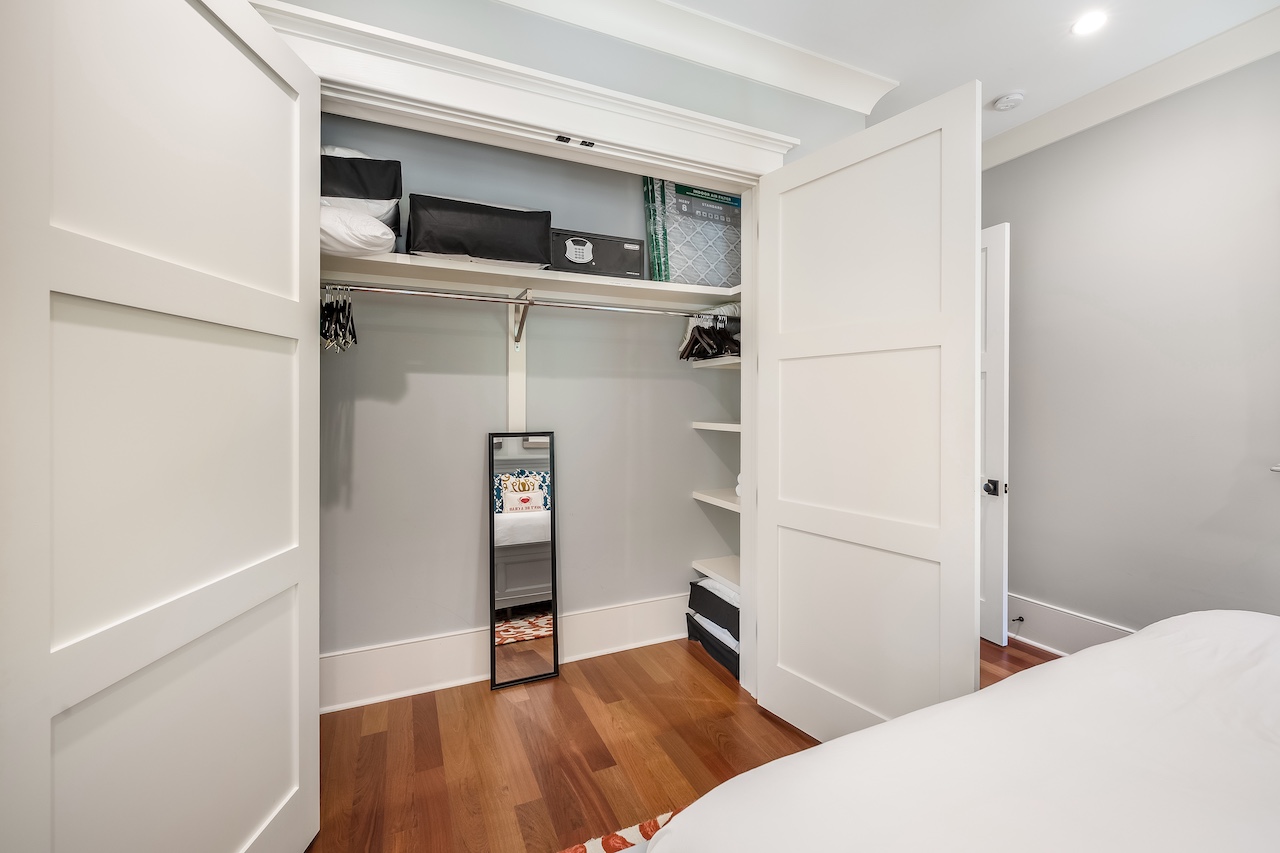 Bedroom 2:  King Bed + Ensuite + TV Shore Thing | 4001 Palm Blvd | Isle of Palms, SC | IOP Escapes