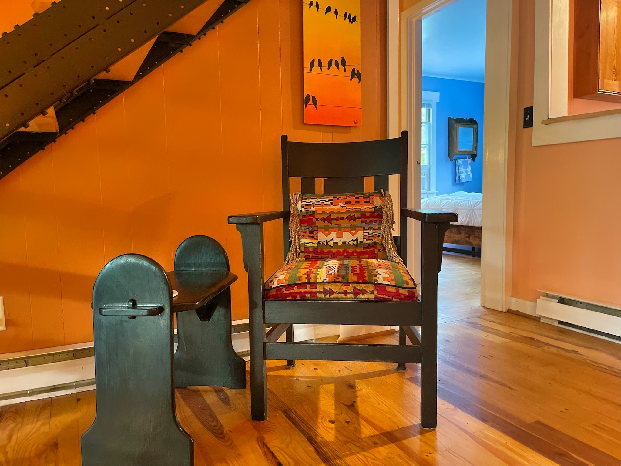 Big Pines reading chair in the living room.