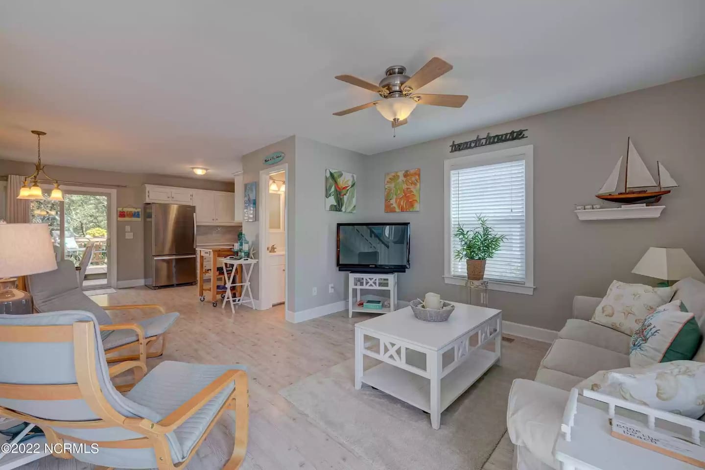 Livingroom and kitchen on main floor