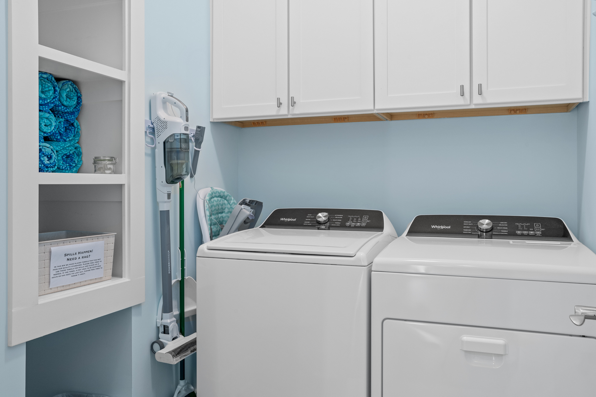 On premise washer and dryer available